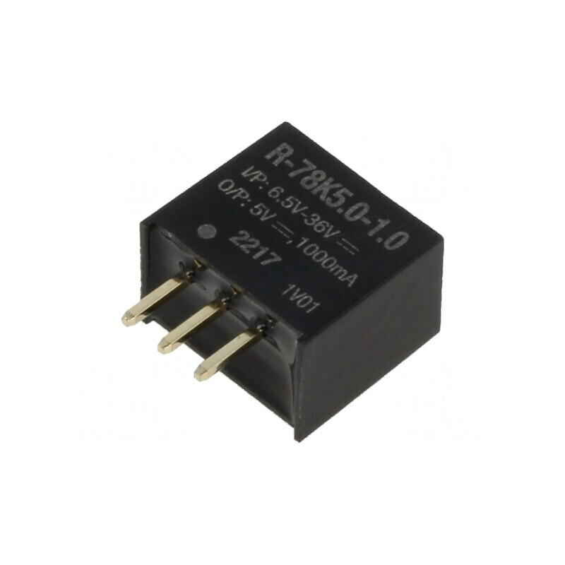 Convertor DC/DC 6,5-36V la 5V 1A SIP3 THT | Electronic-mag.ro | Componente Electronice Convertor DC/DC 6,5-36V la 5V 1A SIP3 THT | Electronic-mag.ro | Componente Electronice