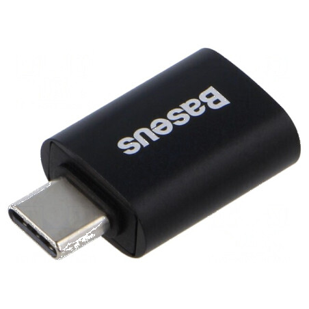 Adapter USB 3.2 Gen 2 USB A la USB C negru | Electronic-mag.ro | Componente Electronice