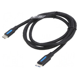 Cablu USB 3.0 Micro B la USB C, 1m, Negru | Electronic-mag.ro | Componente Electronice