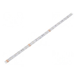 Bandă LED RGB 5050 12V 30 LED/m 10mm PCB alb IP65 7,2W/m | Electronic-mag.ro | Componente Electronice