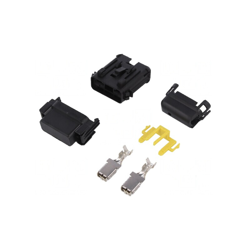 Soclu cu protecție 29mm 80A pe cablu cu împingere, 1 pistă | Electronic-mag.ro | Componente Electronice
