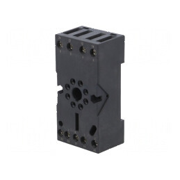 Stativ PIN 8 10A 250VAC pe panou pentru şină DIN -40÷70°C | Electronic-mag.ro | Componente Electronice