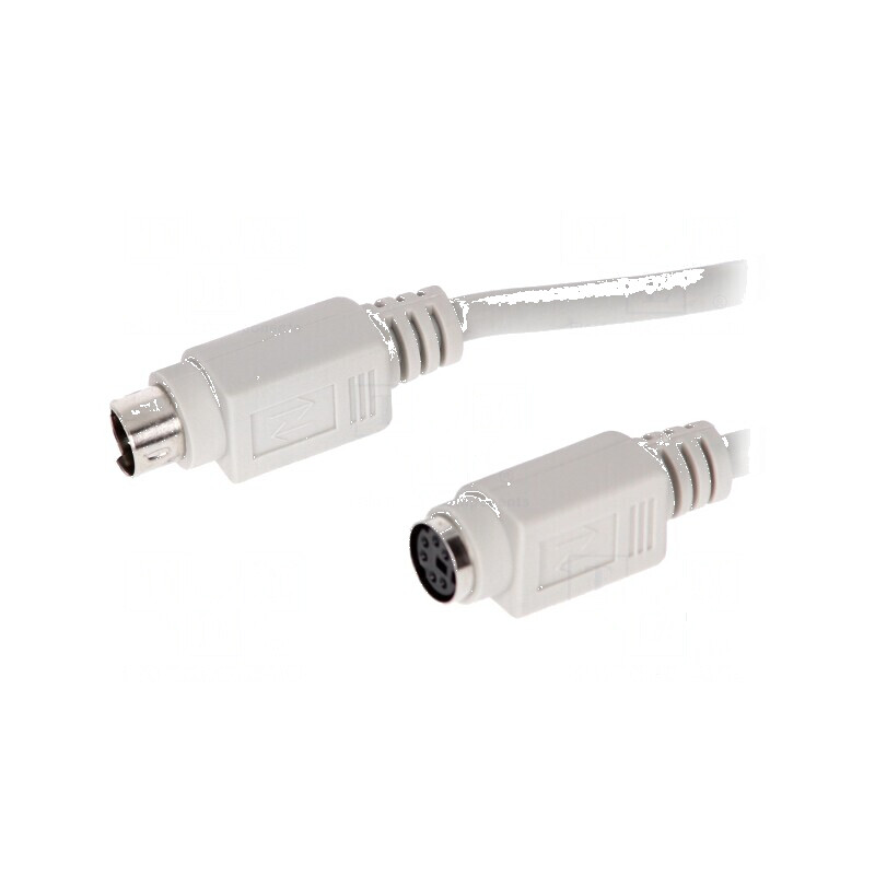 Cablu PS/2 5m gri, soclu la mufă, conexiune 1:1 | Electronic-mag.ro | Componente Electronice Cablu PS/2 5m gri, soclu la mufă, conexiune 1:1 | Electronic-mag.ro | Componente Electronice