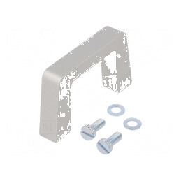 Suport aluminiu gri 40mm H, 69mm L, 12,2mm W cu manetă | Electronic-mag.ro | Componente Electronice
