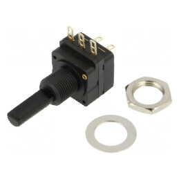 Potențiometru axial 10kΩ 200mW THT 6mm plastic cărbune | Electronic-mag.ro | Componente Electronice