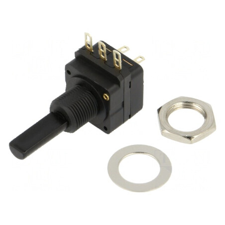 Potențiometru axial 10kΩ 200mW THT 6mm plastic cărbune | Electronic-mag.ro | Componente Electronice