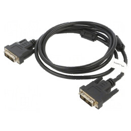 Cablu DVI-D single link 1,8m mufă ambele părţi | Electronic-mag.ro | Componente Electronice