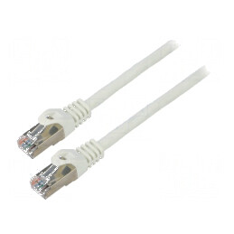 Cablul patch F/UTP 6 litat CCA PVC gri 10m 26AWG | Electronic-mag.ro | Componente Electronice