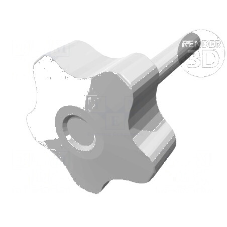 Buton de reglare 50mm cu filet M12, 60mm înălțime 32mm | Electronic-mag.ro | Componente Electronice