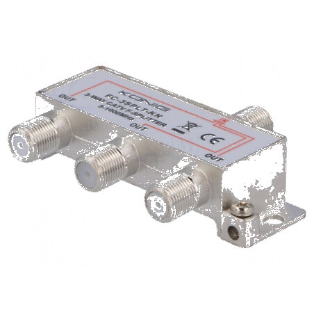 Splitter F mamă 1000MHz cu 3 ieșiri F mamă | Electronic-mag.ro | Componente Electronice