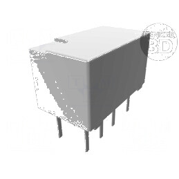 Releu electromagnetic DPDT 24VDC 2A 0,5A/125VAC IM | Electronic-mag.ro | Componente Electronice