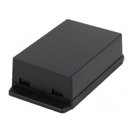 Carcasă universală ABS neagră 70,6mm x 105mm x 35,5mm | Electronic-mag.ro | Componente Electronice