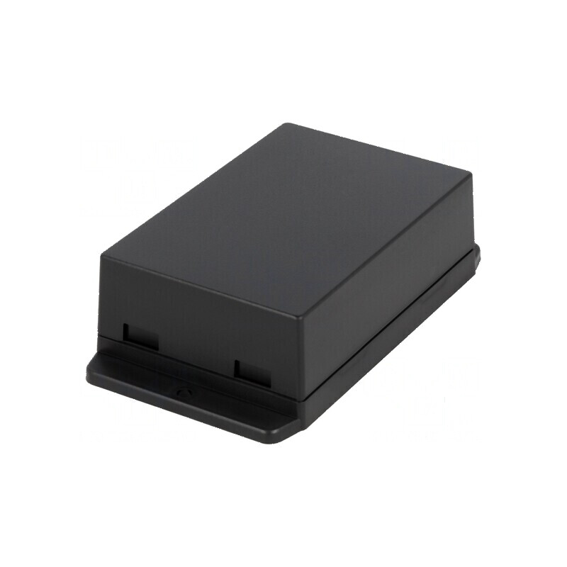 Carcasă universală ABS neagră 70,6mm x 105mm x 35,5mm | Electronic-mag.ro | Componente Electronice