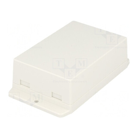 Carcasă universală ABS albă 70,6mm x 105mm x 35,5mm UL94HB | Electronic-mag.ro | Componente Electronice
