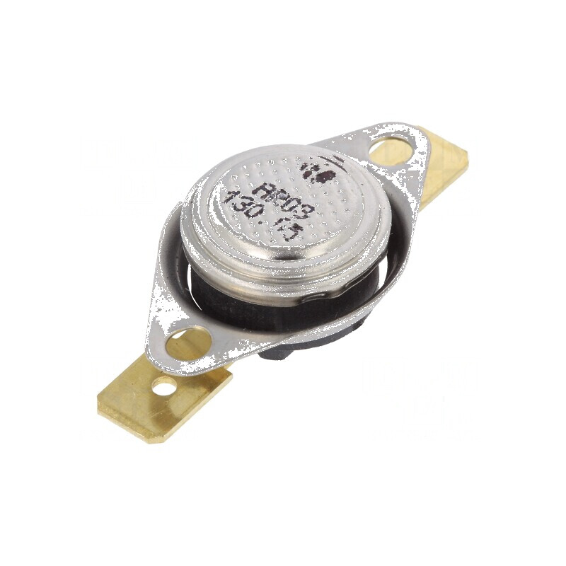 Termostat SPST-NC 130°C 16A 250VAC cu terminali 6,3mm | Electronic-mag.ro | Componente Electronice