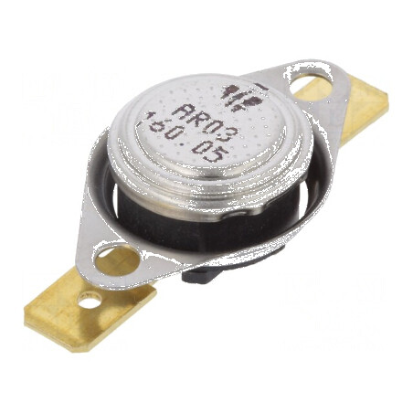 Termostat SPST-NC 160°C 16A 250VAC cu terminali 6,3mm | Electronic-mag.ro | Componente Electronice