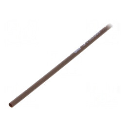 Manșon termocontractabil subțire 3:1 3mm 1m maro | Electronic-mag.ro | Componente Electronice