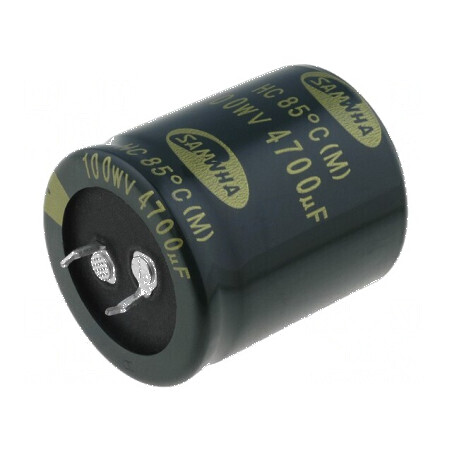 Condensator electrolitic SNAP-IN 4700uF 100VDC Ø35x40mm ±20% | Electronic-mag.ro | Componente Electronice