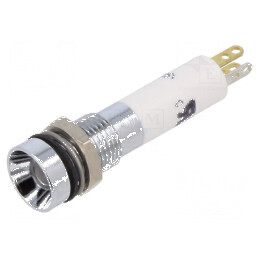 Lampă LED concav 24VDC roşu/verde/galben Ø9mm | Electronic-mag.ro | Componente Electronice