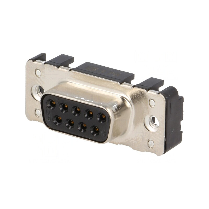 D-Sub 9 PIN Soclu Mamă Drept THT M3 cu Fixare prin Şuruburi | Electronic-mag.ro | Componente Electronice D-Sub 9 PIN Soclu Mamă Drept THT M3 cu Fixare prin Şuruburi | Electronic-mag.ro | Componente Electronice