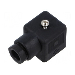 Conector cu valvă mufe A 18mm mamă 4 pini unghi 90° | Electronic-mag.ro | Componente Electronice