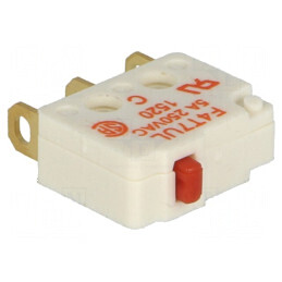 Microîntrerupător SNAP ACTION 5A 250VAC SPDT fără manetă | Electronic-mag.ro | Componente Electronice