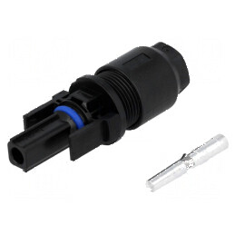 Conector solar mamă 4mm2 cu contacte crimpat SOLARLOK | Electronic-mag.ro | Componente Electronice