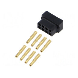 Conector cablu-cablu/PCB mufă mamă PIN 8 Datamate L-Tek 800V | Electronic-mag.ro | Componente Electronice
