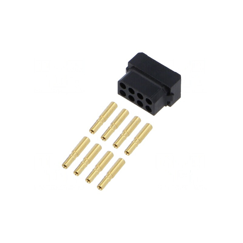 Conector cablu-cablu/PCB mufă mamă PIN 8 Datamate L-Tek 800V | Electronic-mag.ro | Componente Electronice