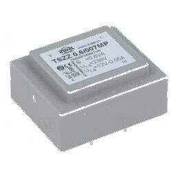 Transformator încapsulat 0,6VA 230VAC 12V 50mA PCB IP00 | Electronic-mag.ro | Componente Electronice
