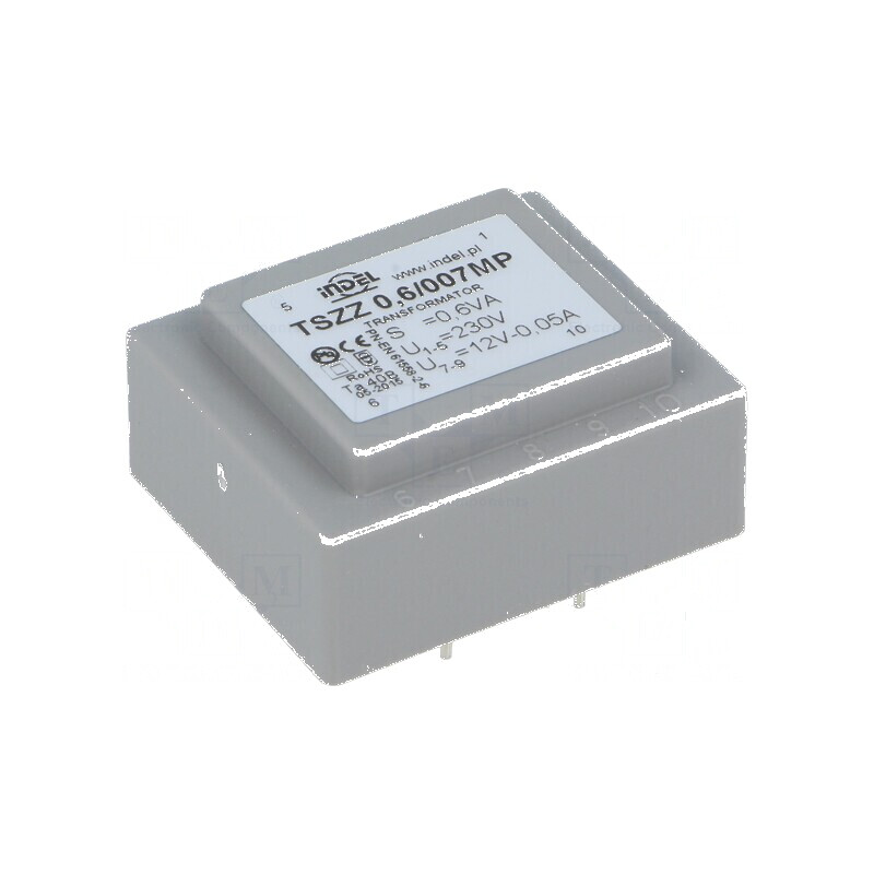 Transformator încapsulat 0,6VA 230VAC 12V 50mA PCB IP00 | Electronic-mag.ro | Componente Electronice Transformator încapsulat 0,6VA 230VAC 12V 50mA PCB IP00 | Electronic-mag.ro | Componente Electronice