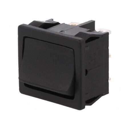 Rocker DPDT ON-ON 10A/250VAC Negru IP40 Fără 1804 | Electronic-mag.ro | Componente Electronice