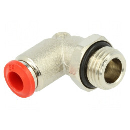 Racord push-in unghi 0,99-20bar alamă nichelată 20-80°C | Electronic-mag.ro | Componente Electronice