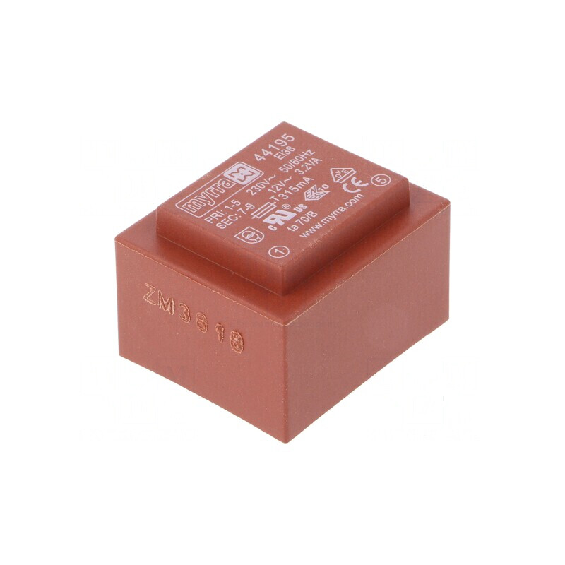 Transformator încapsulat 3,2VA 230VAC 12V 267mA pentru PCB | Electronic-mag.ro | Componente Electronice Transformator încapsulat 3,2VA 230VAC 12V 267mA pentru PCB | Electronic-mag.ro | Componente Electronice