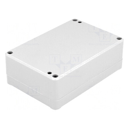 Carcasă universală ABS gri 80mm x 120mm x 41mm cu garnitură | Electronic-mag.ro | Componente Electronice