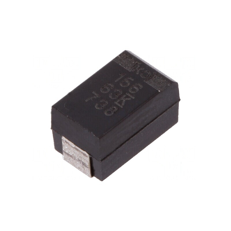 Condensator tantal-polimer low ESR 15uF 63VDC SMD 2917 | Electronic-mag.ro | Componente Electronice