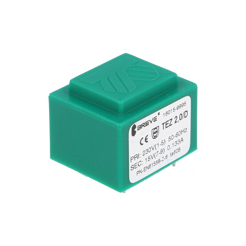 Transformator încapsulat 2VA 230VAC 15V 133,3mA pentru PCB | Electronic-mag.ro | Componente Electronice Transformator încapsulat 2VA 230VAC 15V 133,3mA pentru PCB | Electronic-mag.ro | Componente Electronice