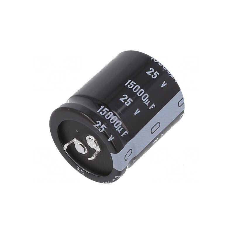 Condensator electrolitic SNAP-IN 15000uF 25V 30x35mm ±20% | Electronic-mag.ro | Componente Electronice