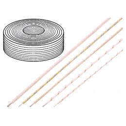 Cablu HELUTHERM 400 1x1,5mm² litat nichel fibră de sticlă | Electronic-mag.ro | Componente Electronice