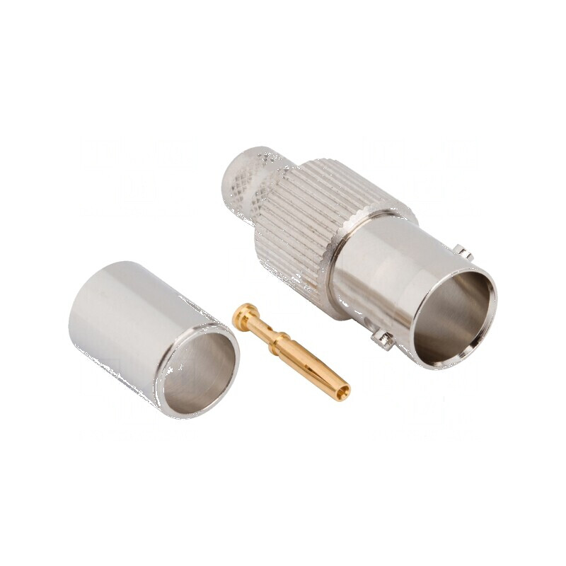 Conector BNC mamă drept 75Ω pentru lipire și crimpare pe cablu | Electronic-mag.ro | Componente Electronice Conector BNC mamă drept 75Ω pentru lipire și crimpare pe cablu | Electronic-mag.ro | Componente Electronice
