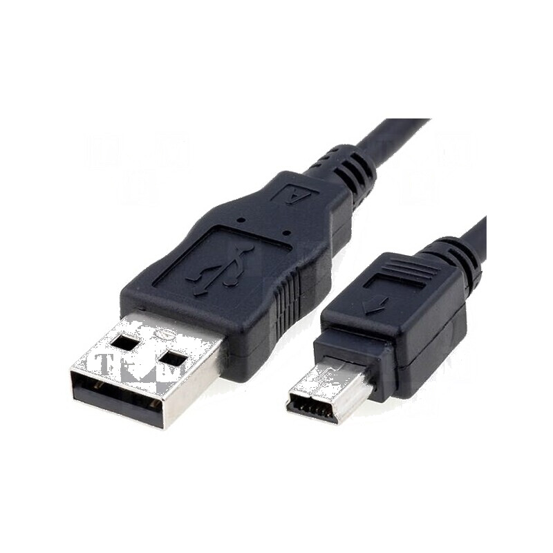 Cablu USB 2.0 A la B mini 5m negru pentru Canon | Electronic-mag.ro | Componente Electronice Cablu USB 2.0 A la B mini 5m negru pentru Canon | Electronic-mag.ro | Componente Electronice