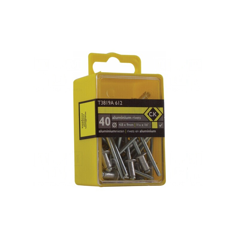 Diblu aluminiu 4,8mm x 9mm - 40 bucăți | Electronic-mag.ro | Componente Electronice