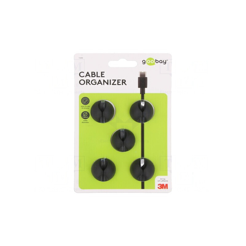 Set prindere autoadezivă neagră 5 bucăți | Electronic-mag.ro | Componente Electronice Set prindere autoadezivă neagră 5 bucăți | Electronic-mag.ro | Componente Electronice