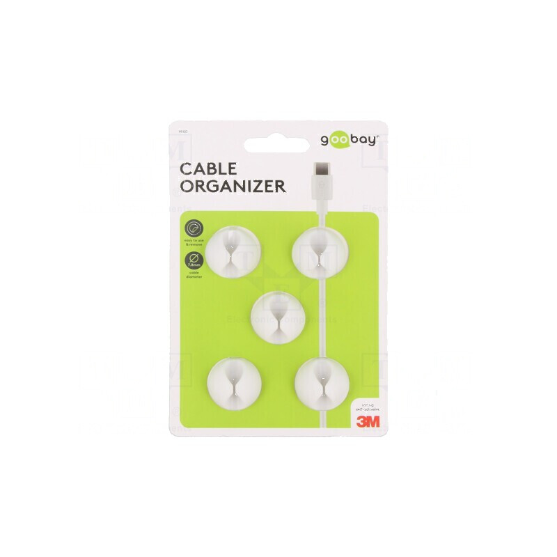 Set Clipsuri tip P albe pentru prinderea cablurilor | Electronic-mag.ro | Componente Electronice Set Clipsuri tip P albe pentru prinderea cablurilor | Electronic-mag.ro | Componente Electronice