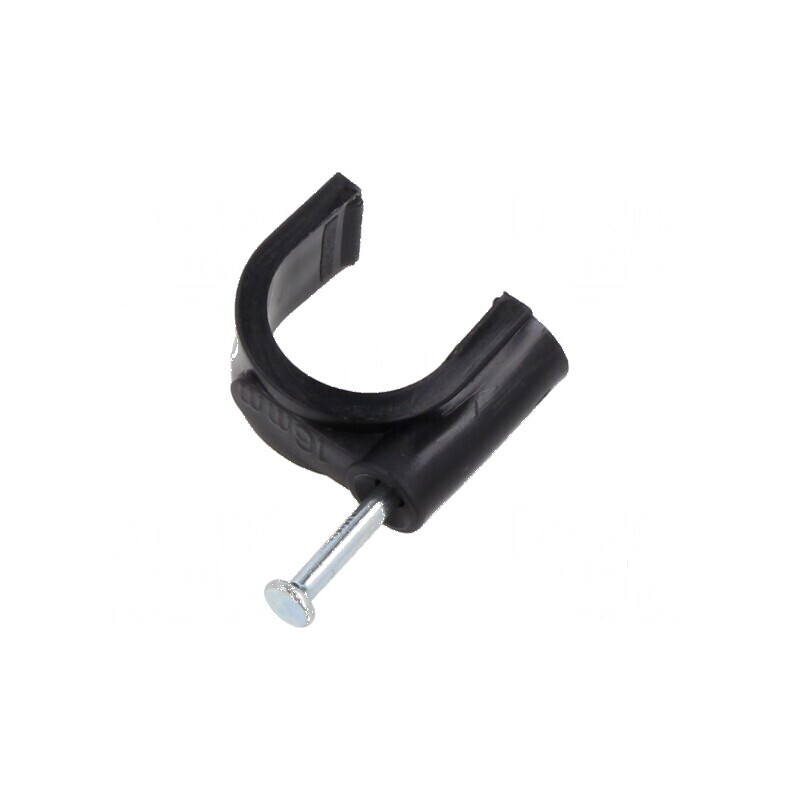 Element de susținere neagră pe cablu rotund 100 buc cu cui | Electronic-mag.ro | Componente Electronice Element de susținere neagră pe cablu rotund 100 buc cu cui | Electronic-mag.ro | Componente Electronice