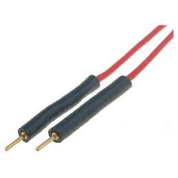 Cablul de conectare 2A 70VDC roșu cu izolație din silicon | Electronic-mag.ro | Componente Electronice