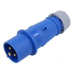 Conector alimentare AC 16A IEC 60309 IP44 mufă tată 3 pini | Electronic-mag.ro | Componente Electronice
