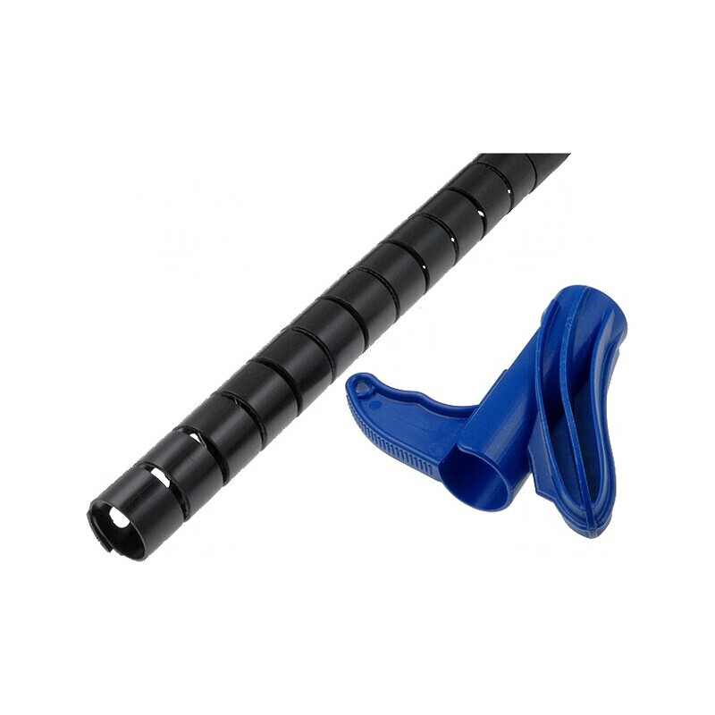 Înfăşurare spirală 20mm polipropilenă neagră UL94HB | Electronic-mag.ro | Componente Electronice Înfăşurare spirală 20mm polipropilenă neagră UL94HB | Electronic-mag.ro | Componente Electronice