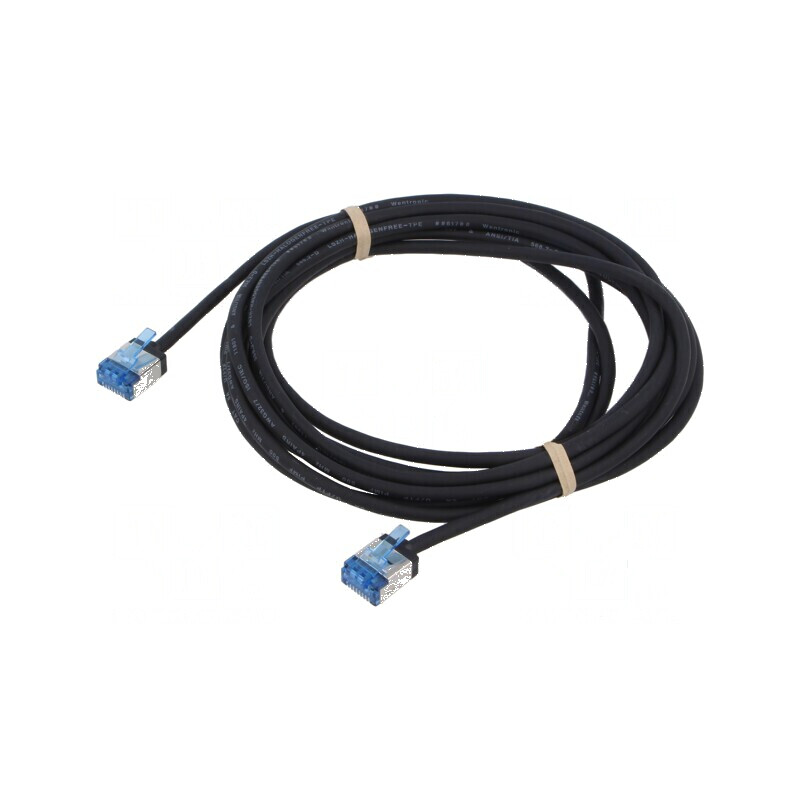 Patch cord U/FTP 6a 3m LSZH negru 32AWG | Electronic-mag.ro | Componente Electronice Patch cord U/FTP 6a 3m LSZH negru 32AWG | Electronic-mag.ro | Componente Electronice
