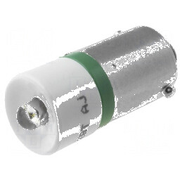 Lampă LED BA9S 230VAC Verde | Electronic-mag.ro | Componente Electronice